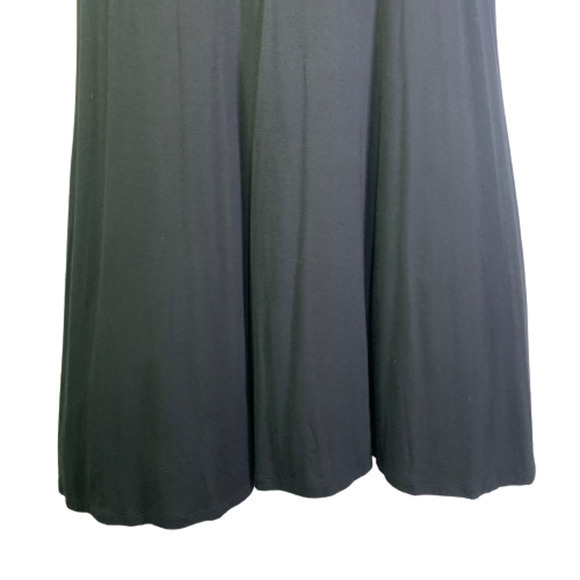 LANE BRYANT Black Strappy‎ T-Shirt Midi Dress - NWT - Picture 6 of 11